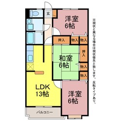 ユトリロキャッスルの物件間取画像